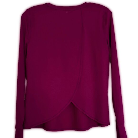 TWO Athleta Sunlover Tulip Back Tops NEW Deep Magenta and Navy Blue - Picture 3 of 16